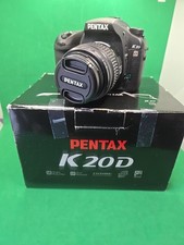 Pentax K20d Digital SLR Camera 18-55mm Zoom Lens With Box And Charger