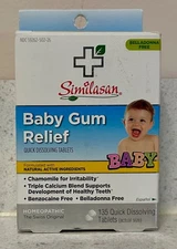 Similasan Baby Gum Relief 135 Quick Dissolving Tablets Homeopathic Pain Relief