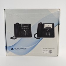 AudioCodes C450HD IP Phone Microsoft Teams VoIP Business Desktop Phone Open Box