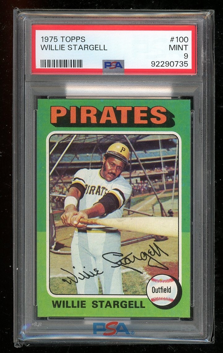 1975 Topps #100 Willie Stargell PSA 9