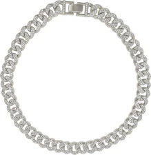 Pavé CZ Curb Chain /Cuban link like Necklace- fashionesta  -drip 