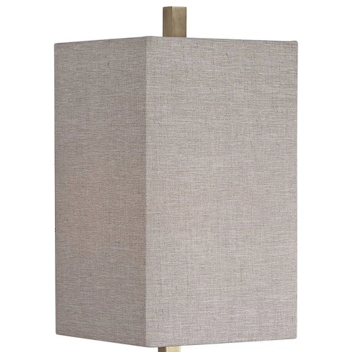 Country Cottage Table Lamp 31 3/4" Tall Warm Gray Glaze Beige Shade Living Room - Picture 5 of 5