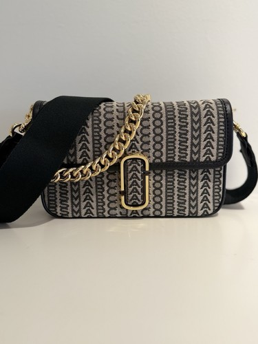 Marc Jacobs 'The Monogram J Marc' Shoulder Medium Bag Beige Multi 2 straps - Picture 2 of 7