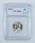 1957-D Washington Quarter MS66 ICG