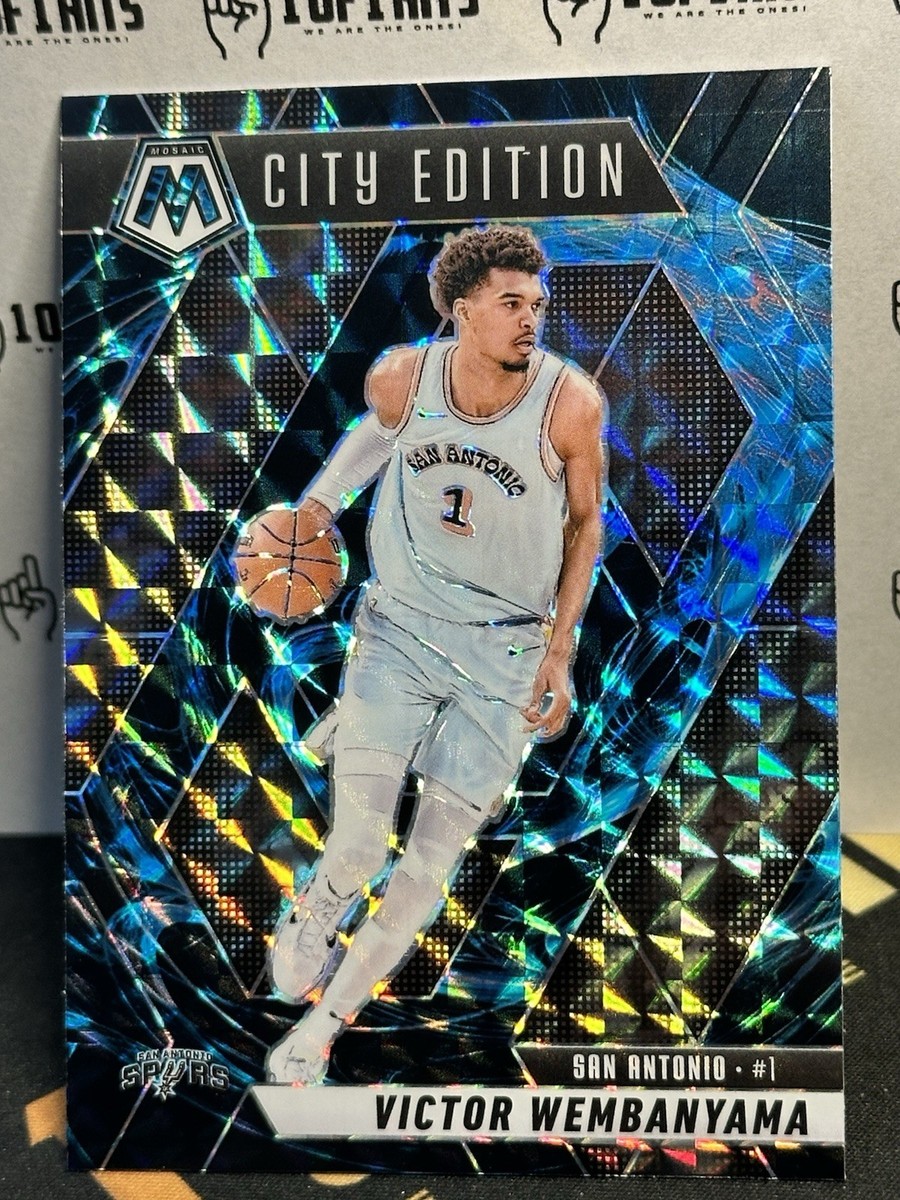 Victor Wembanyama 2024-25 Panini Mosaic Genesis City Edition SSP