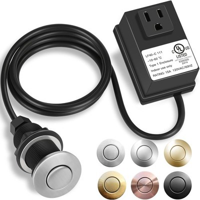 Garbage Disposal Air Switch Kit Garbage Disposal Button Stainless