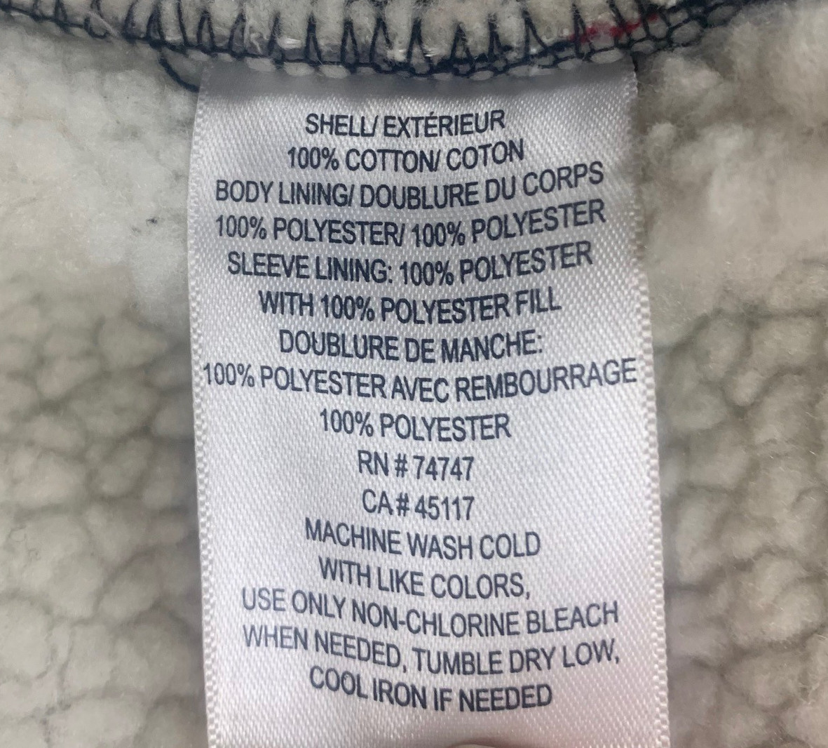 Red Head Brand Co Sherpa Lined Flannel Shirt Jacket Large Red Gray Plaid thumbnail 8