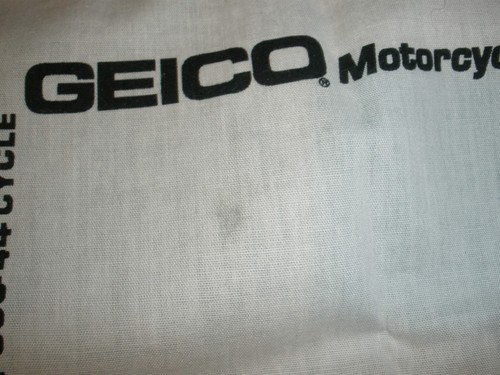 Bandana Geico Moto Bianco e Nero 20"x20" (084) - Foto 4 di 4
