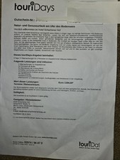 Reisegutschein Bodensee 2 Personen