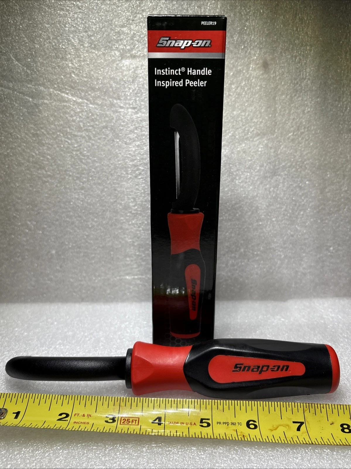 SNAP ON Tools USA RED Grip Number 5 Instinct Handle Inspired PEELER 19 NEW