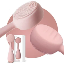 Clean - Smart Facial Cleansing Device with Silicone Brush & Anti-Aging Massager