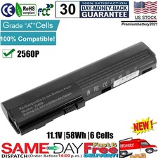Laptop Battery For HP Elitebook HP EliteBook 2560p Series, 2570p Series 6 Cell
