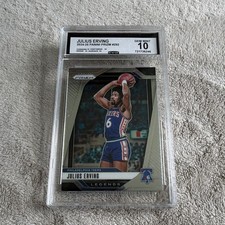 Panini 2024-25 Prizm Julius Erving #292 CGC 10 Legends Philadelphia 76ers