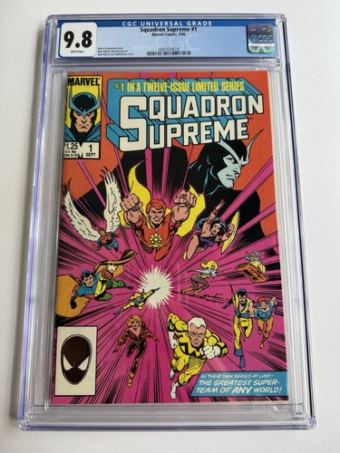 Squadron Supreme #1 - CGC 9.8 - White Pages - Marvel Comics 1985