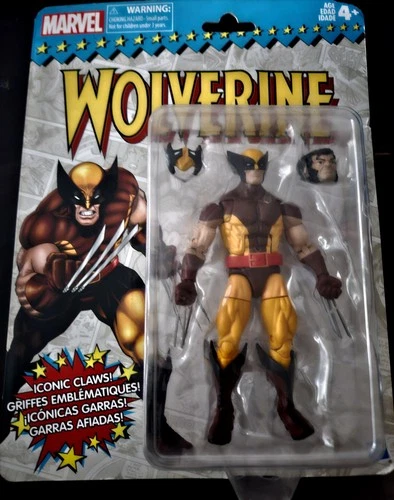 MARVEL LEGENDS WOLVERINE FIGURE 6" RETRO VINTAGE SERIES 1 HASBRO 2017 SEALED MOC