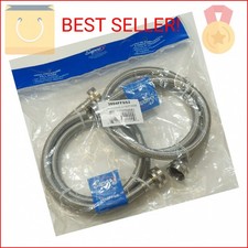 Supco  " X 4' Stainless Steel Inlet Hose for Washers, Package of 2, 3804FFSS2
