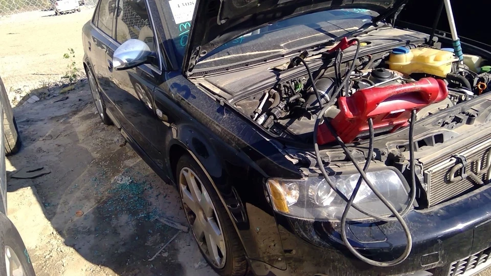 Driver Headlight Xenon HID Sedan Thru VIN 400000 Fits 04-05 AUDI S4 5216038 - Image 2 of 4