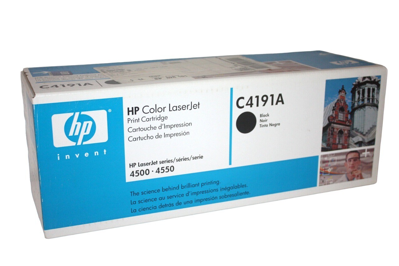 NEW SEALED Genuine HP LaserJet C4191A Black Print Cartridge Toner For ...