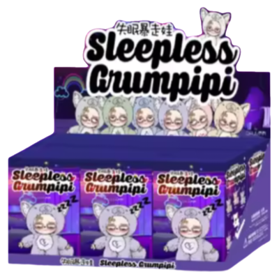 Grumpipi Sleepless Grumpipi Plush Series Confirmed Blind Box