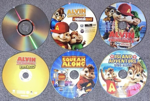 Alvin and The Chipmunks DVD squeakquel/Chip Wrecked/Squeak/Sing-Along/Road Chip - Picture 3 of 3