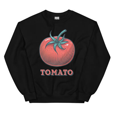 Tomato Fruits Vegetables Fresh Food Groceries Crewneck Sweatshirt