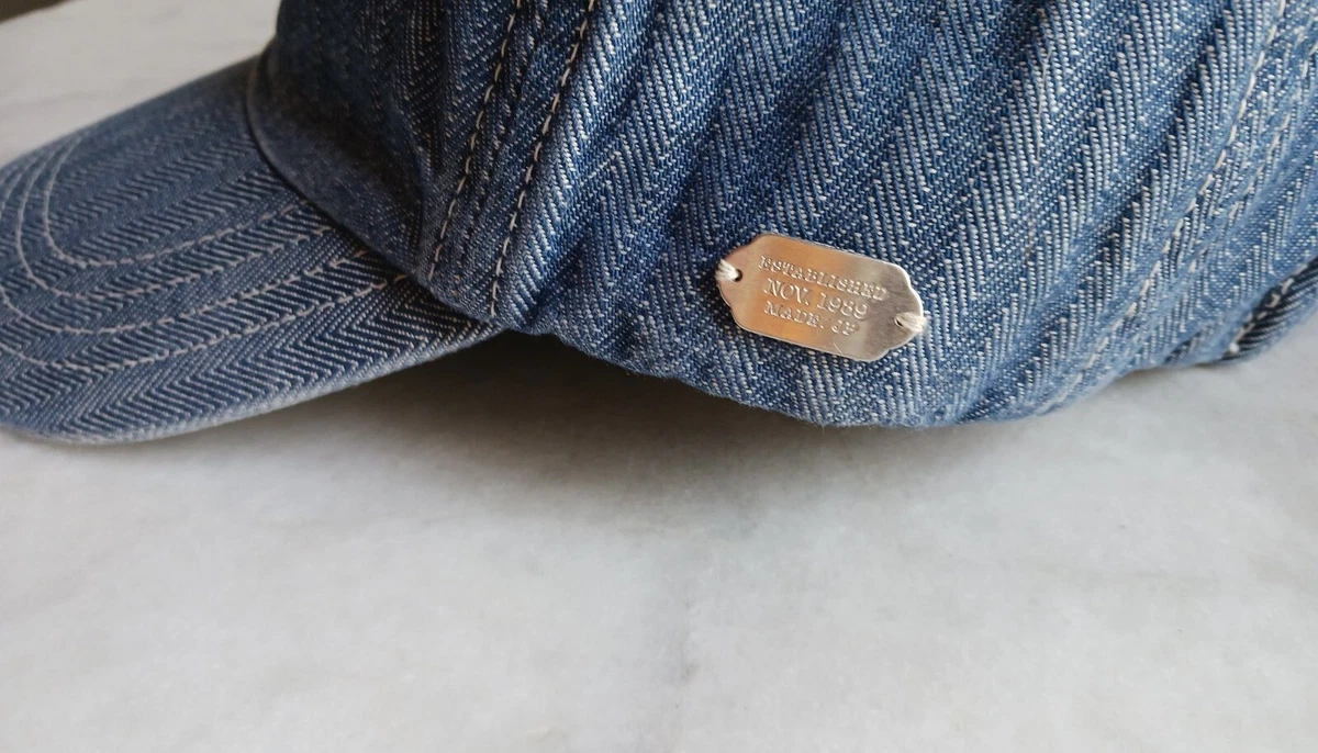 Ca4LA Cap Baseball Hat ,denim, Logo Mens,Made in Japan