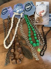 Claire’s Jewelry Lot Of 10 Necklace Various Styles Lengths Necklaces New C10