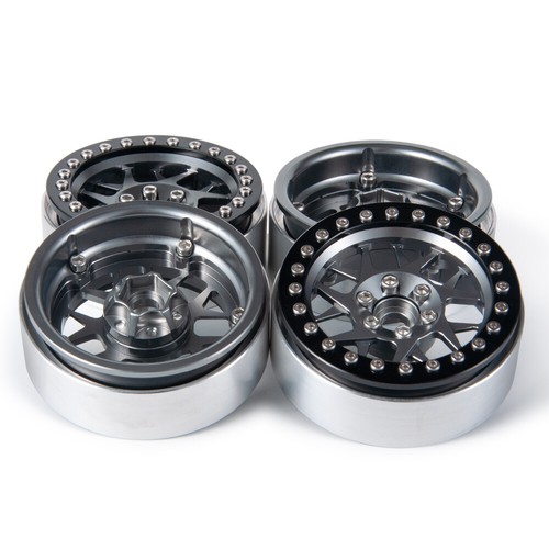 4PCS/SET Metal 1.9inch Beadlock Wheel Rims Fit for Axial SCX10 D90 TRX4 1:10 RC - Picture 9 of 12