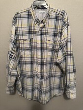 COLUMBIA Men  s PFG Bahama Long Sleeve Fishing Shirt UPF 30 Vented