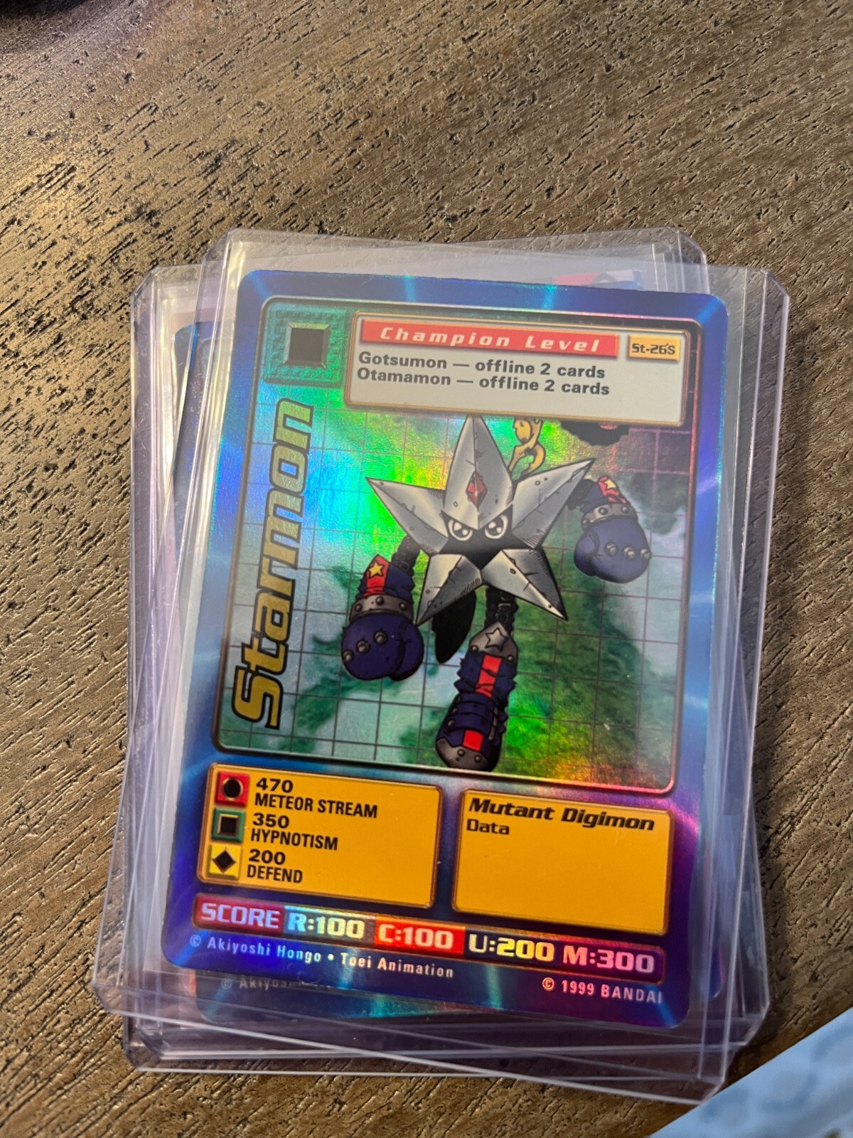 Digimon Starmon St-26S Holo Foil 1999