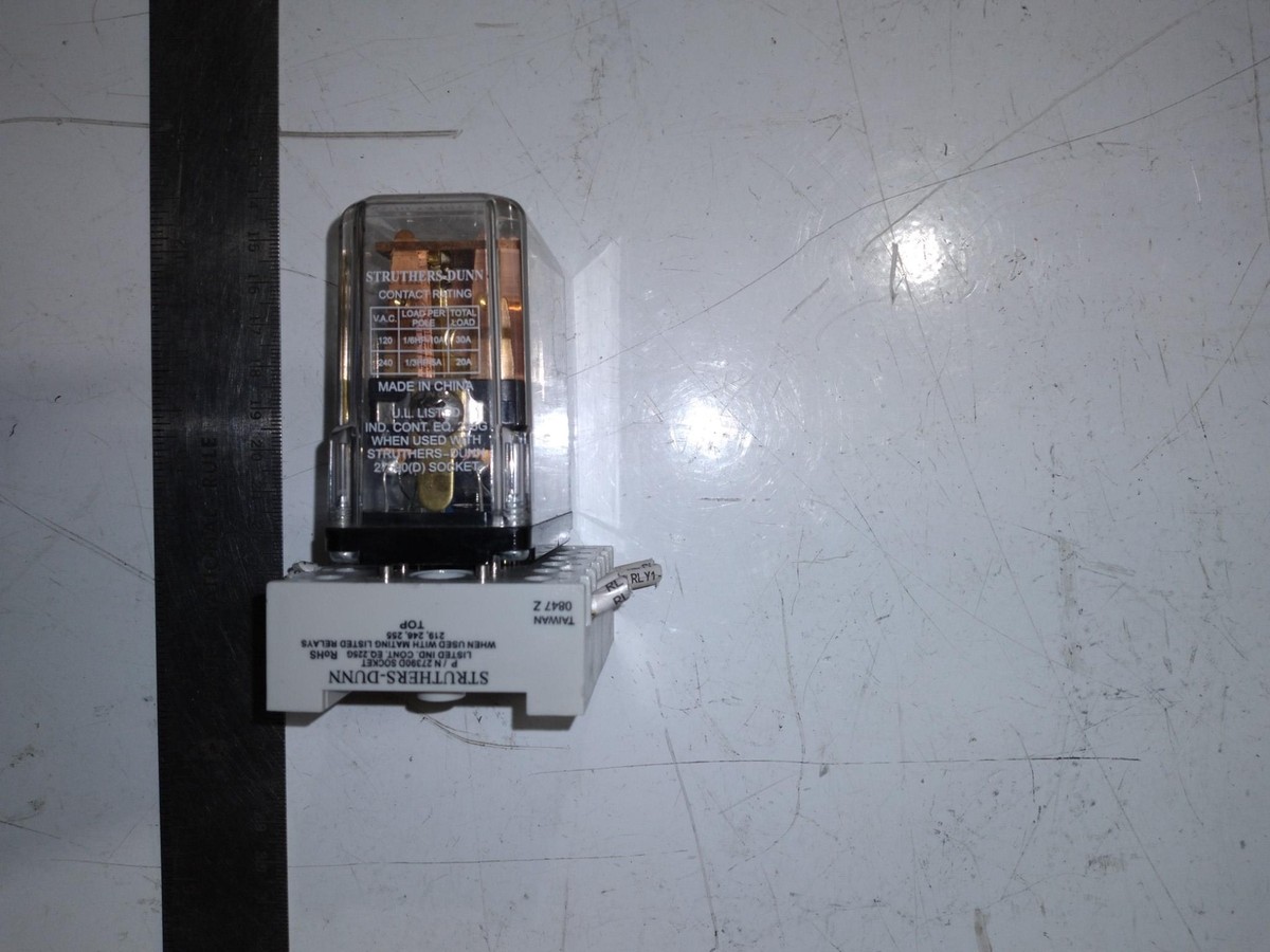 Relè Struthers Dunn 219ABAPL 120V | Nuovo In Ottime Condizioni