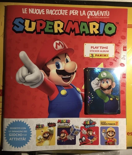 Super Mario Playtime PANINI - EMPTY ALBUM ITALIAN VERSION PANINI 2023