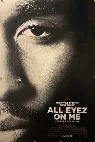 ALL EYEZ ON ME Original One Sheet Movie Poster - 2017