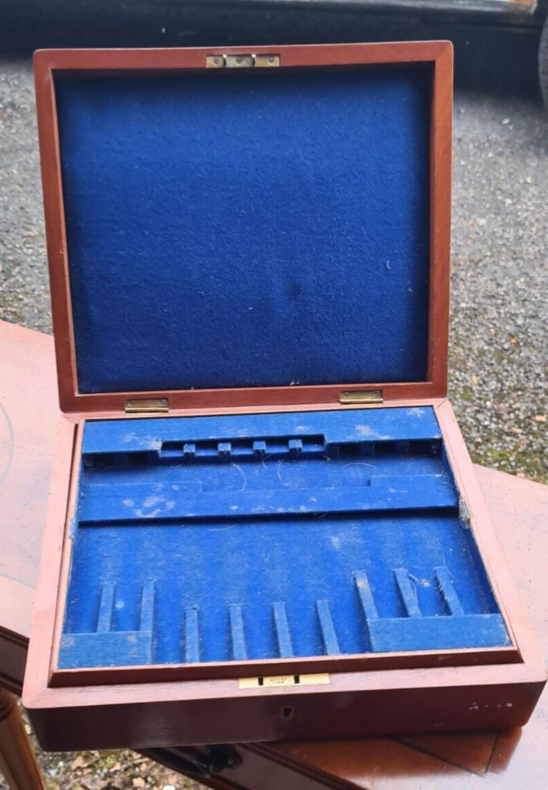 Wooden cutlery box. Box only. Cutlery not included. eBay