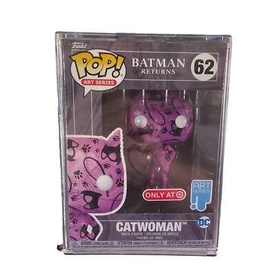 Funko POP! Art Series Batman Returns #62 CATWOMAN 3.5'' Vinyl Figure in Hard Case