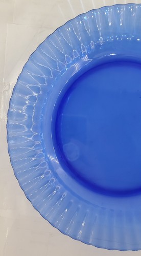 4 Vintage Colorex Hartglas geriffelter Rand Kobaltblau Müsli Suppe Schüsseln 8,75" - Bild 19 von 24