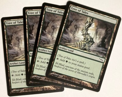 4 x Tree of Tales / Baum der Sagen  - MIRRODIN -  englisch  ** Artifact Land **