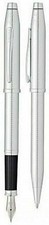 Cross Century II Set Fountain Ballpoint Pen Geometric Pattern Design New In Bx