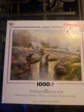 Thomas Kinkade ~ Painter of Lights ~ "Mountain Majesty" ~ 1000 piece puzzle NEW