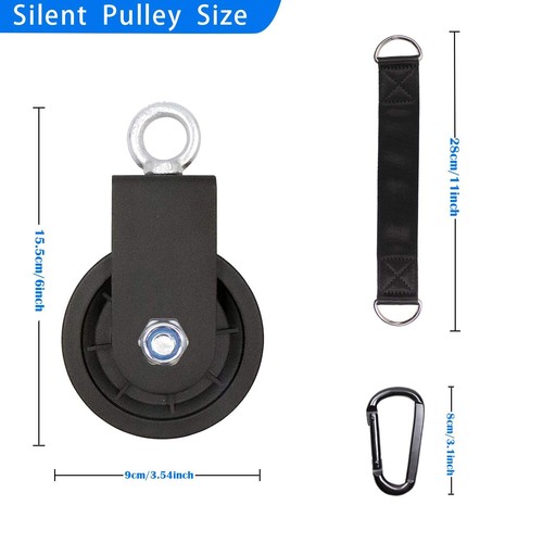 Polea de fitness cable gimnasio equipo de entrenamiento máquina sistema de conexión hogar hágalo usted mismo - Imagen 14 de 27