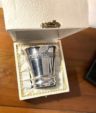 Timbale En Métal Argenté Poinçonné Jupiter 