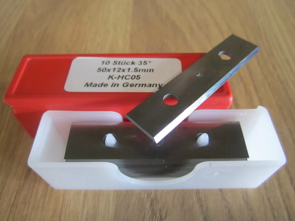 HW HM Hartmetall Wendeplatten Wendemesser 50 x 12 x 1,5 mm Z. 2 Neu 10 Stück