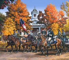 McNeill's Rangers In Moorefield By John Paul Strain New Classic Canvas Giclee