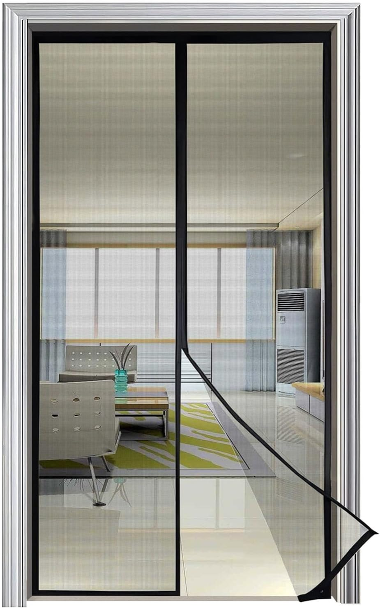 Zanzariera Magnetica Per Finestre - 55x255 Cm, Grigia, Facile Installazione Con Nastro Adesivo - Foto 7