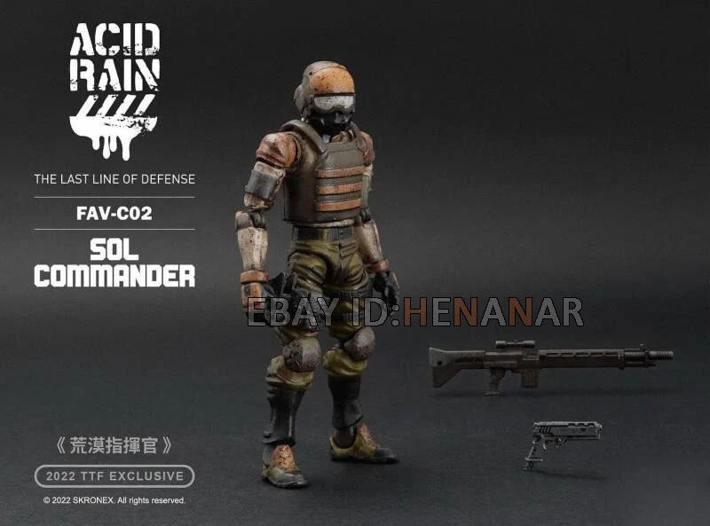 Acid Rain World FAV-C02 Sol Commander Limited Edition 1/18 Action Figure 3.75in - Image 3 of 4