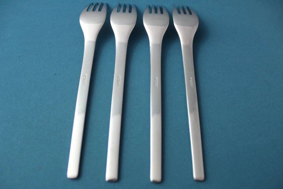 4 Dinner Forks WMF HELSINKI Stainless Germany Modern 7 3/4" - Image 4 of 4