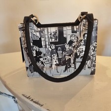 Mini borsa a mano con copertina intercambiabile "Caffetteria"