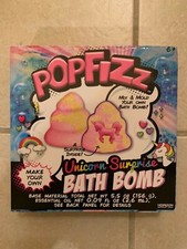 NEW Pop Fizz Make Your Own Unicorn Surprise Bath Bomb Kids Fun Toy