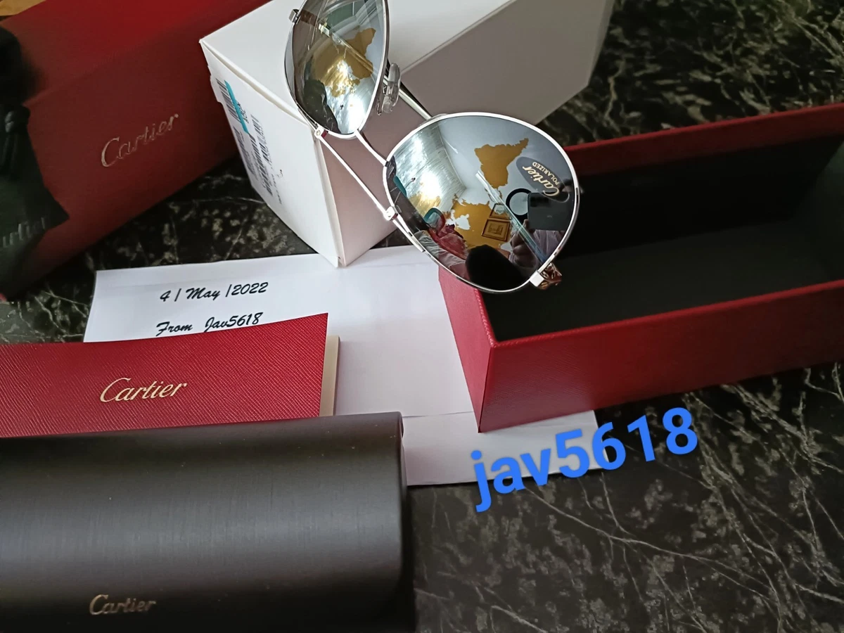Cartier sunglasses box sales