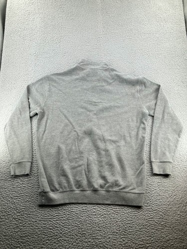 US Polo Assn Sweatshirt Mens Extra Large Tall XLT Gray Quarter Zip Pullover - Picture 13 of 17